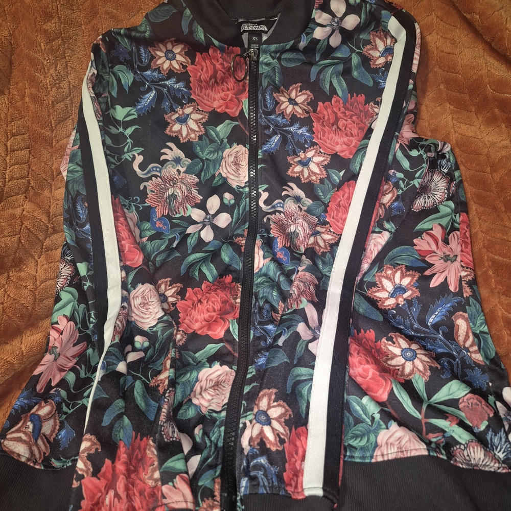 Project Runway Black Floral Jacket